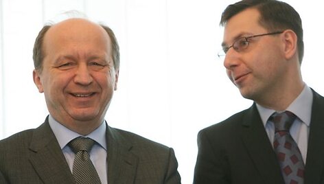 Andrius Kubilius ir Gintaras Steponavičius