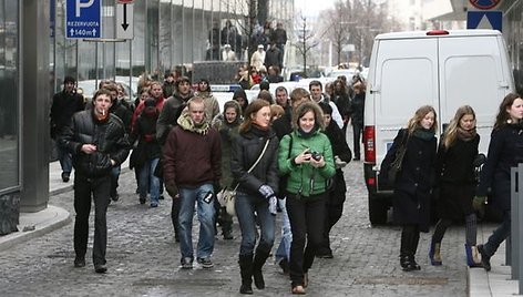 Protesto akcijos pabaiga