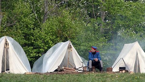 Akimirka i&scaron; Dubingiuose vykusio karybos festivalio.