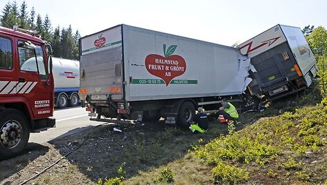 Kadras i&scaron; avarijos