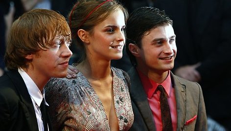 Rupertas Grintas, Emma Watson ir Danielis Radcliffe`as