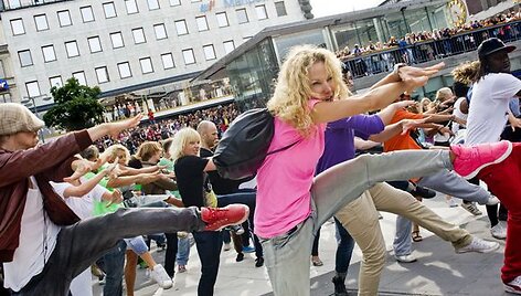 Akimirka i&scaron; suorganizuotos akcijos