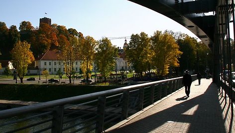 Vilnius nusidažė geltonai