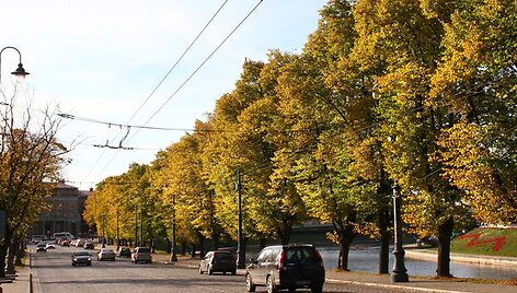 Vilnius nusidažė geltonai