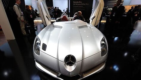The Mercedes-Benz SLR McLaren Stirling Moss gull-wing 