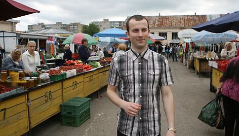 Kalvarijų turgavietės vadovas A.Barauskas