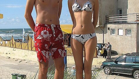 Bikini porelė Andrius ir Lina