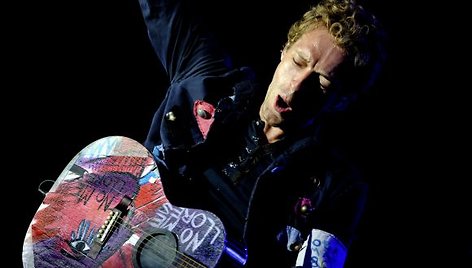 Roskildės festivalis 2009. Chris martin/Coldplay