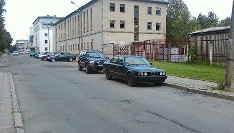Apleistas BMW Panevėžyje
