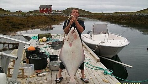 Žūklės laimikis. 32 kg uotas
