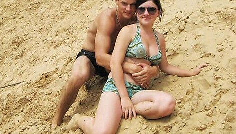 Bikini porelė prie &Scaron;ventosios Jovita ir Ričardas.