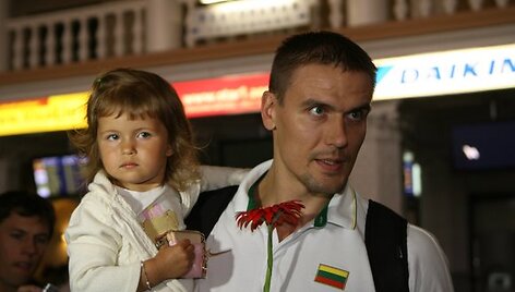Lietuvos rinktinės sutiktuvės Vilniuje