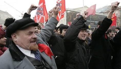 Karinis paradas ir demonstracija Maskvoje