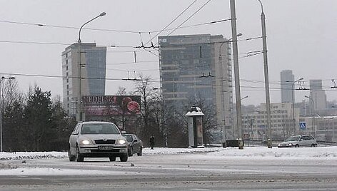 Apsnigta kelio danga