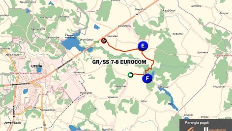 Greičio ruožai 7-8