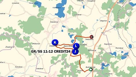 Greičio ruožai 11-12