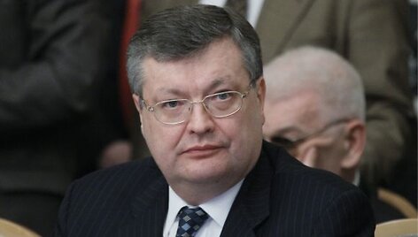 Ukrainos Užsienio reikalų ministras Konstiantynas Hry&scaron;čenka