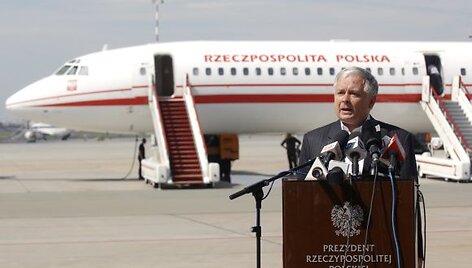 Lenkijos prezidento Lecho Kaczynskio lėktuvas