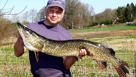 Ivetos tėčio 9 kg lydeka