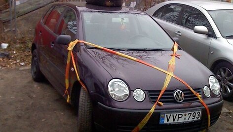 Fotopolicja: papuo&scaron;tas VW Polo
