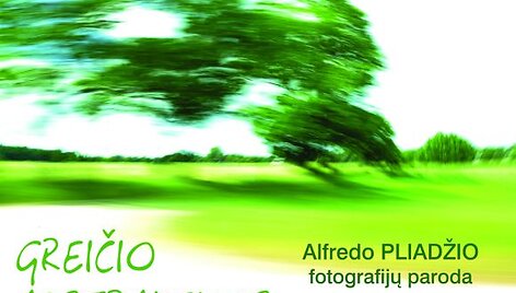 Alfredo Pliadžio parodos plakatas