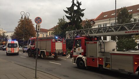 Vilniaus ugniagesiai Vokiečių gatvėje