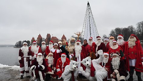 Kalėdų Senelių suvažiavimas Trakuose