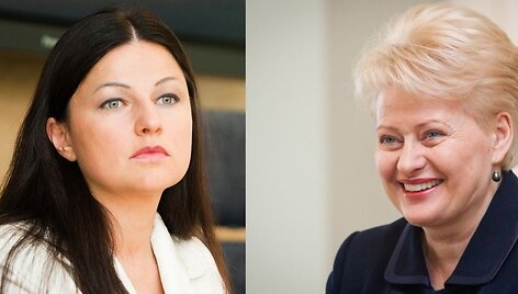 Agnė Zuokienė ir Dalia Grybauskaitė