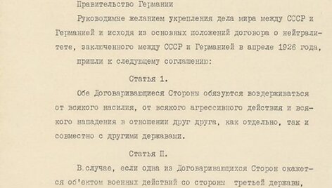 Sovietinis Molotovo-Ribbentropo pakto originalas
