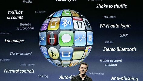 Trečiosios kartos &bdquo;iPhone&ldquo; operacinė sistema buvo pristatyta dar &scaron;ių metų kovo 17 d.