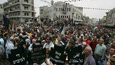 Palestiniečiai paminėjo Katastrofos dieną.