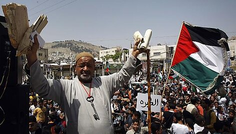Palestiniečiai paminėjo Katastrofos dieną.