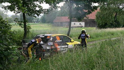 Užsidegė Hermanno Gassnerio jaunesniojo automobilis.
