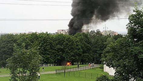 Krokuvoje nukrito ir sudegė lėktuvas &bdquo;Cessna 172&ldquo;