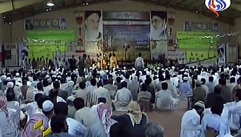 Irano Revoliucinės gvardijos susirinkimas prieš pat mirtininko išpuolį.