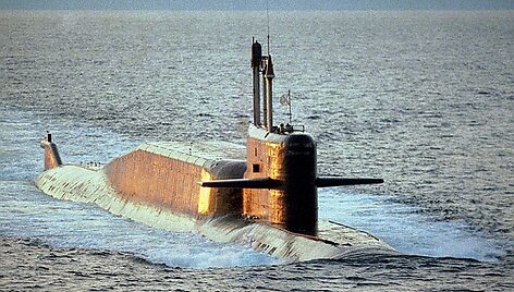 Rusijos &bdquo;Delta IV&ldquo; klasės atominis povandeninis laivas