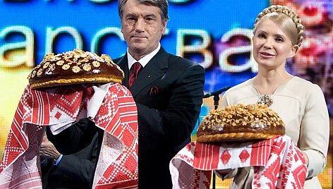 Viktoras Ju&scaron;čenka ir Julija Tymo&scaron;enko