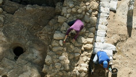 Archeologinių kasinėjimų vietoje