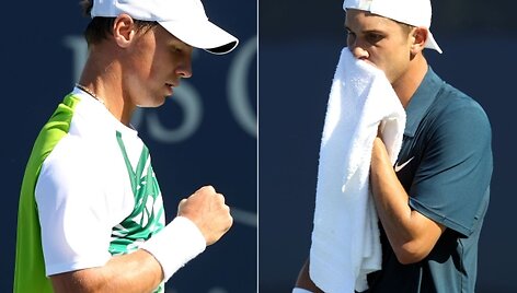 Ričardas Berankis keturių setų kovoje nugalėjo amerikietį Ryaną Sweetingą.