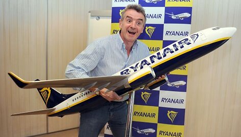 &bdquo;Ryanair&ldquo; kompanijos vadovas Michaelas O'Leary