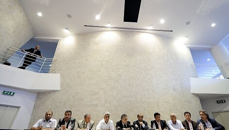 I&scaron; Libijos pabėgę auk&scaron;to rango kari&scaron;kiai surengė spaudos konferenciją Romoje.