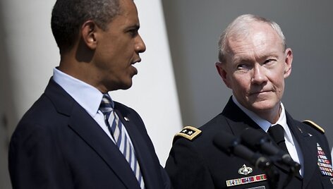 Barackas Obama ir Martinas Dempsey