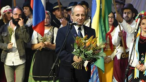 Konkurso-festivalio &bdquo;Saulės žiedas&ldquo; nugalėtojų apdovanojimas