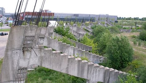 Nebaigtas statyti Nacionalinis stadionas Vilniuje.