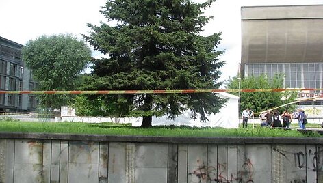 Kapinių ribų ie&scaron;koma prie sporto rūmų
