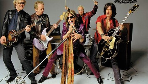 &bdquo;Aerosmith&ldquo; nariai dvi savaites filmavosi vaizdo žaidimui.