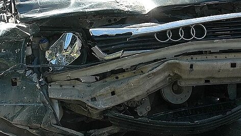 Sudaužytas automobilis