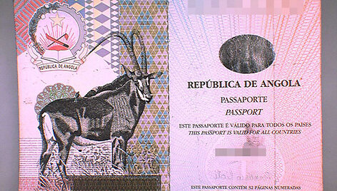 Suklastotas Angolos pasas