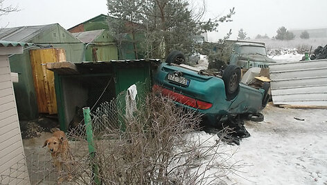 Garažus saugantis &scaron;uo per incidentą nenukentėjo
