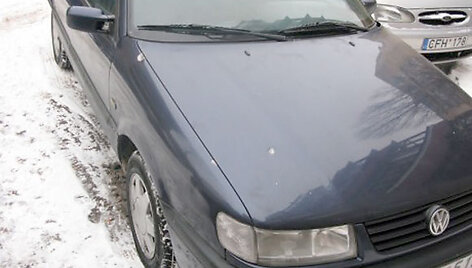 Kulkų žymės ant automobilio